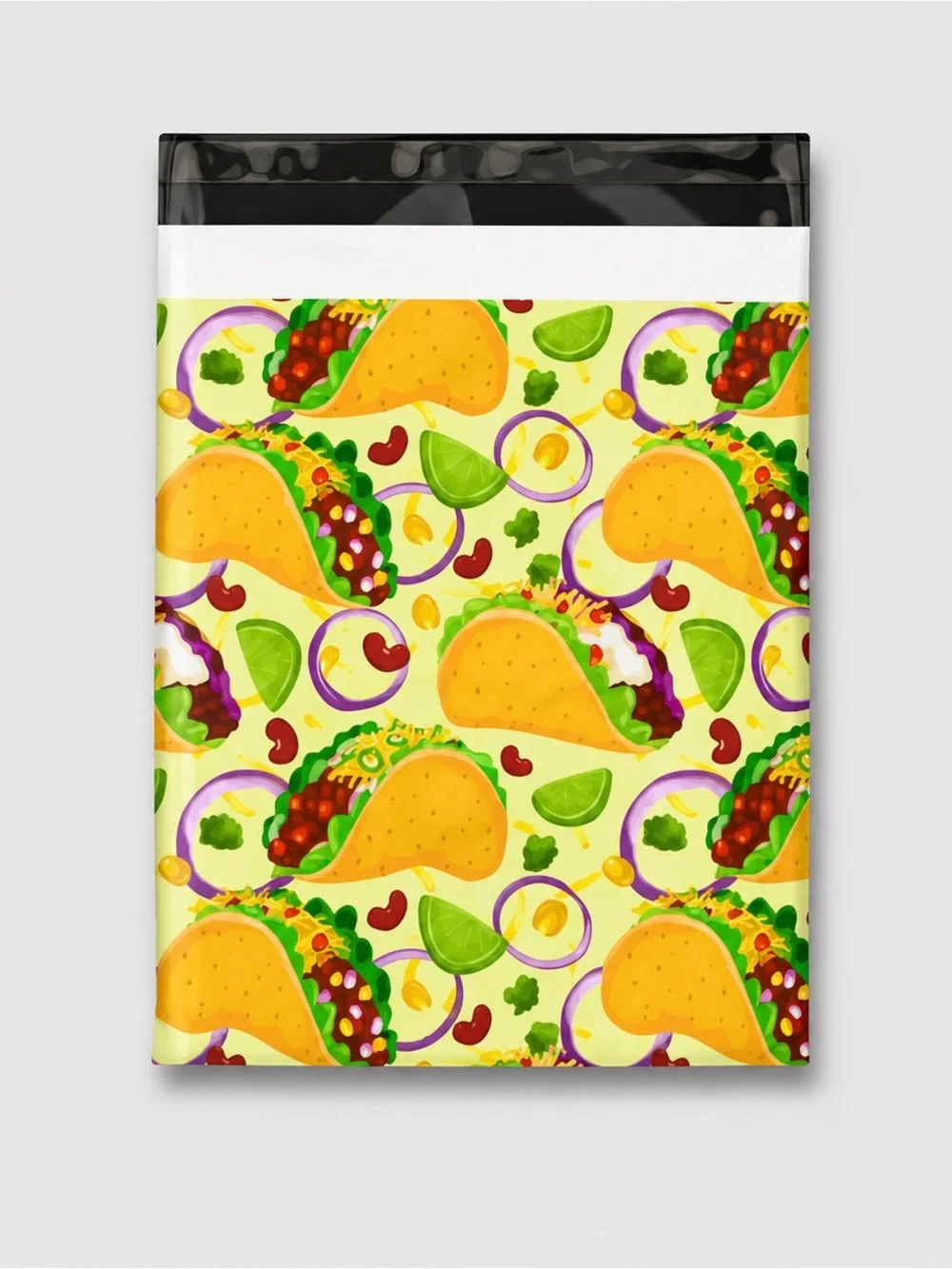 25 Taco Fiesta Polymailers 10x13 Bright Fun Shipping Bags Boutique Packaging 🌮